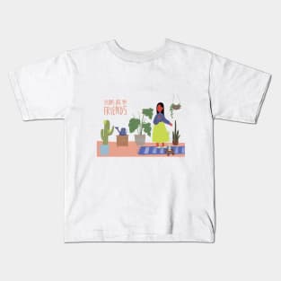 Plants are My Friends Kids T-Shirt